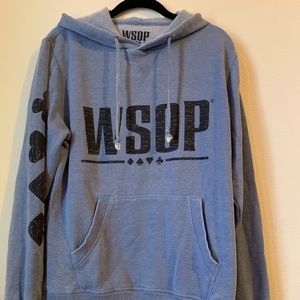 World Series of Poker Sweat Shirt Hoody - runs big
